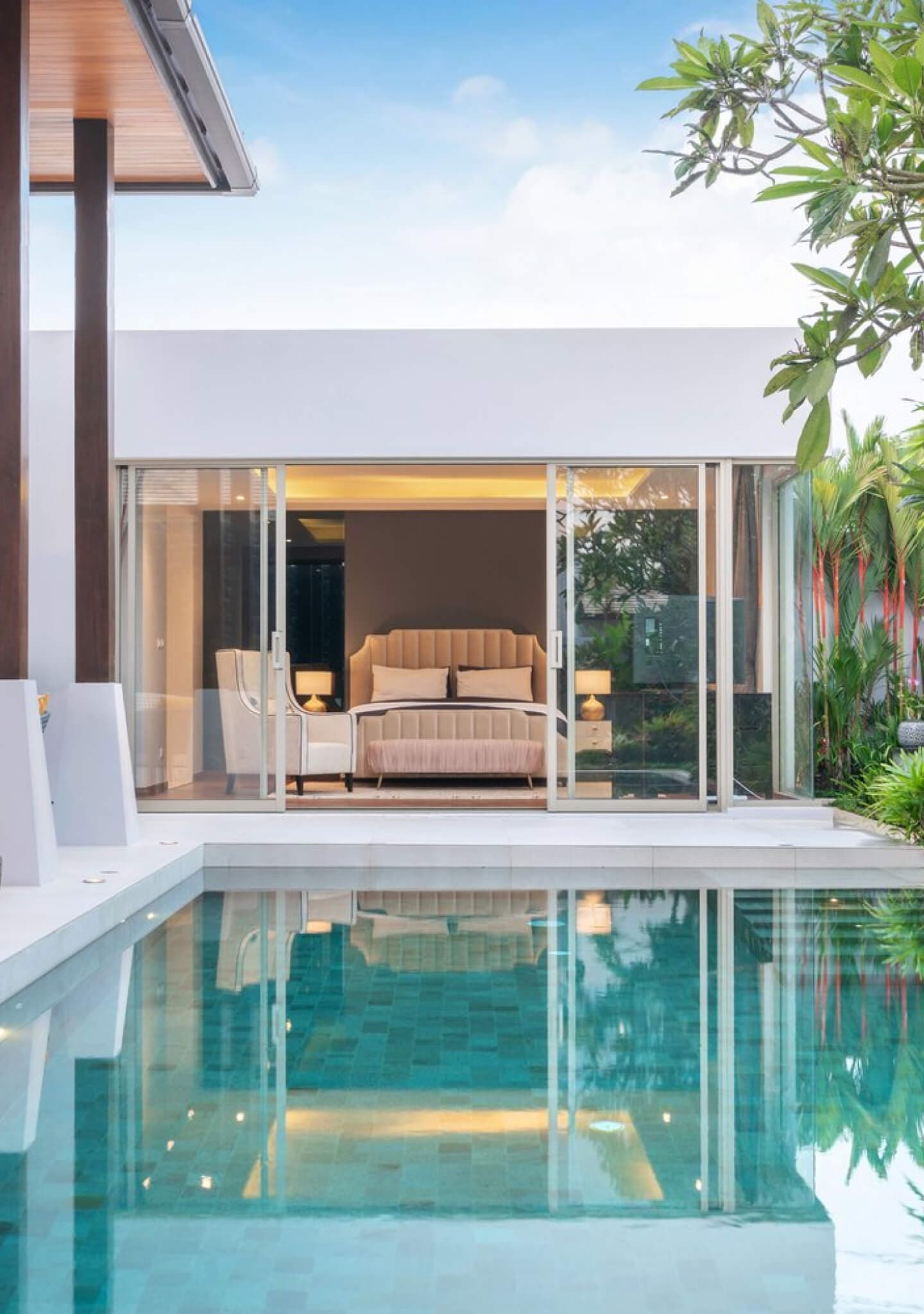 Cover image pool and a property